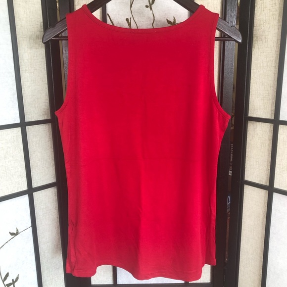 4 for 25$ San Francisco | Red Camisole Cami Tank Top. Size Medium. - Picture 4 of 5